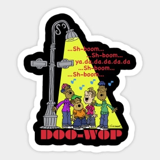 Doowop Singers Sticker